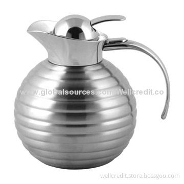 0.8L/1.2l double wall stainless steel vacuum coffee pot